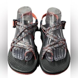 Chaco ZX/2 Multicolor Classic Sport Sandals Women's Blue Coral Motif Eclipse 9